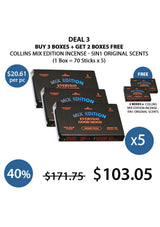 Collins Mix Edition Incense - 5in1 Original Scents