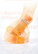 Vely Vely collagen cream bottle with text on a white background