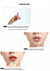 Skincare products with text describing their benefits on a white background