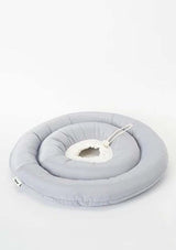 Gray baby nest on a white background