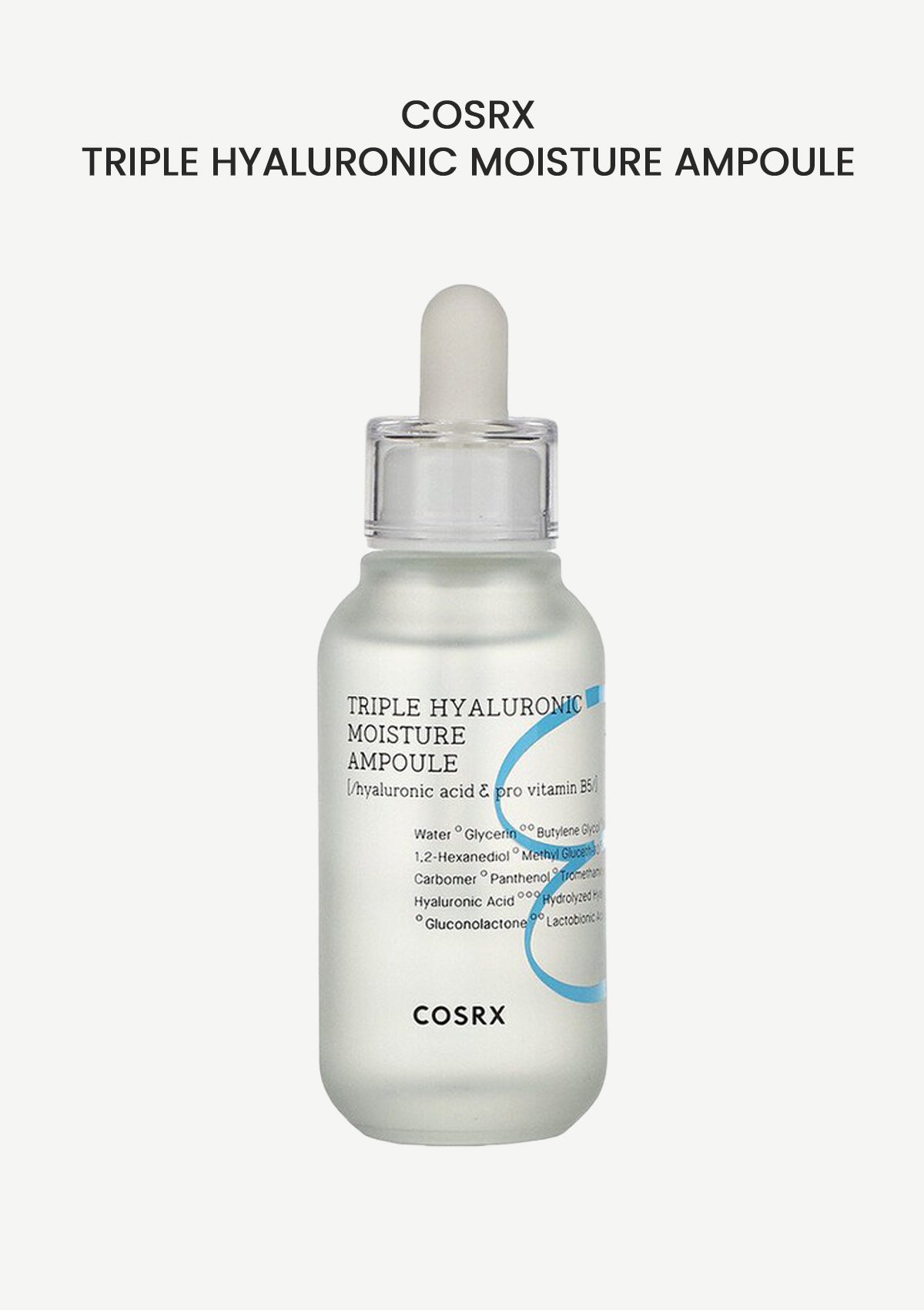 COSRX Hydrium Triple Hyaluronic Ampoule – Deep Hydration – COCOMO