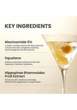 Product packaging with key ingredients listed on a white background