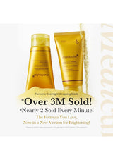 Two skincare products with text highlighting sales figures and product features.