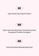 Text description of product features on a white background