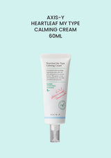 AXIS-Y Heartleaf My Type Calming Cream 60ml — clear product packshot, COCOMO main image