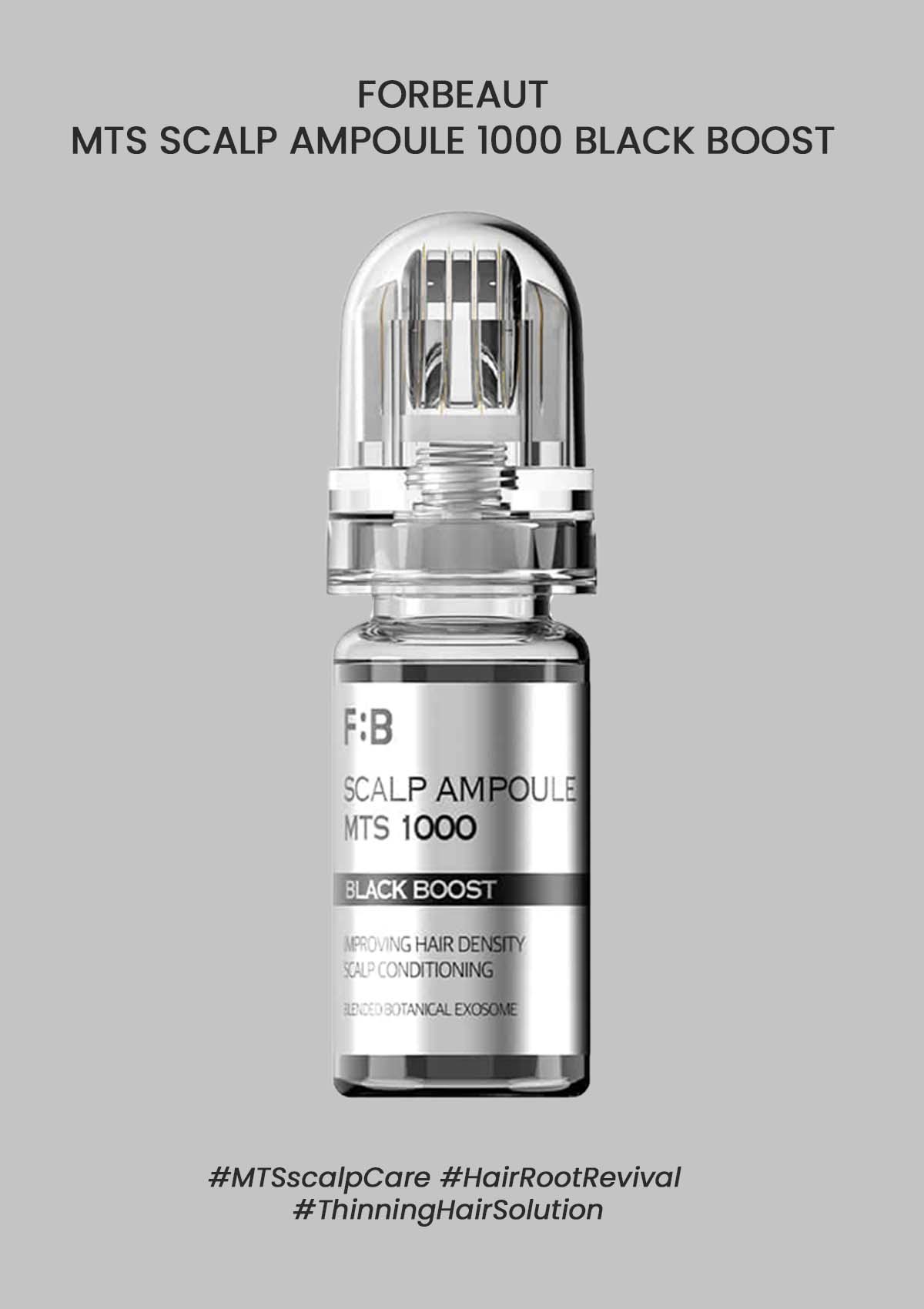 [FORBEAUT] MTS Scalp Ampoule 1000 Black Boost (10ml)