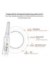 AIDA skincare product with text on a white background
