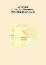 Medicube Kojic Acid Turmeric Brightening Gel Mask (1 Box = 28g x 4 Masks) — COCOMO main product image