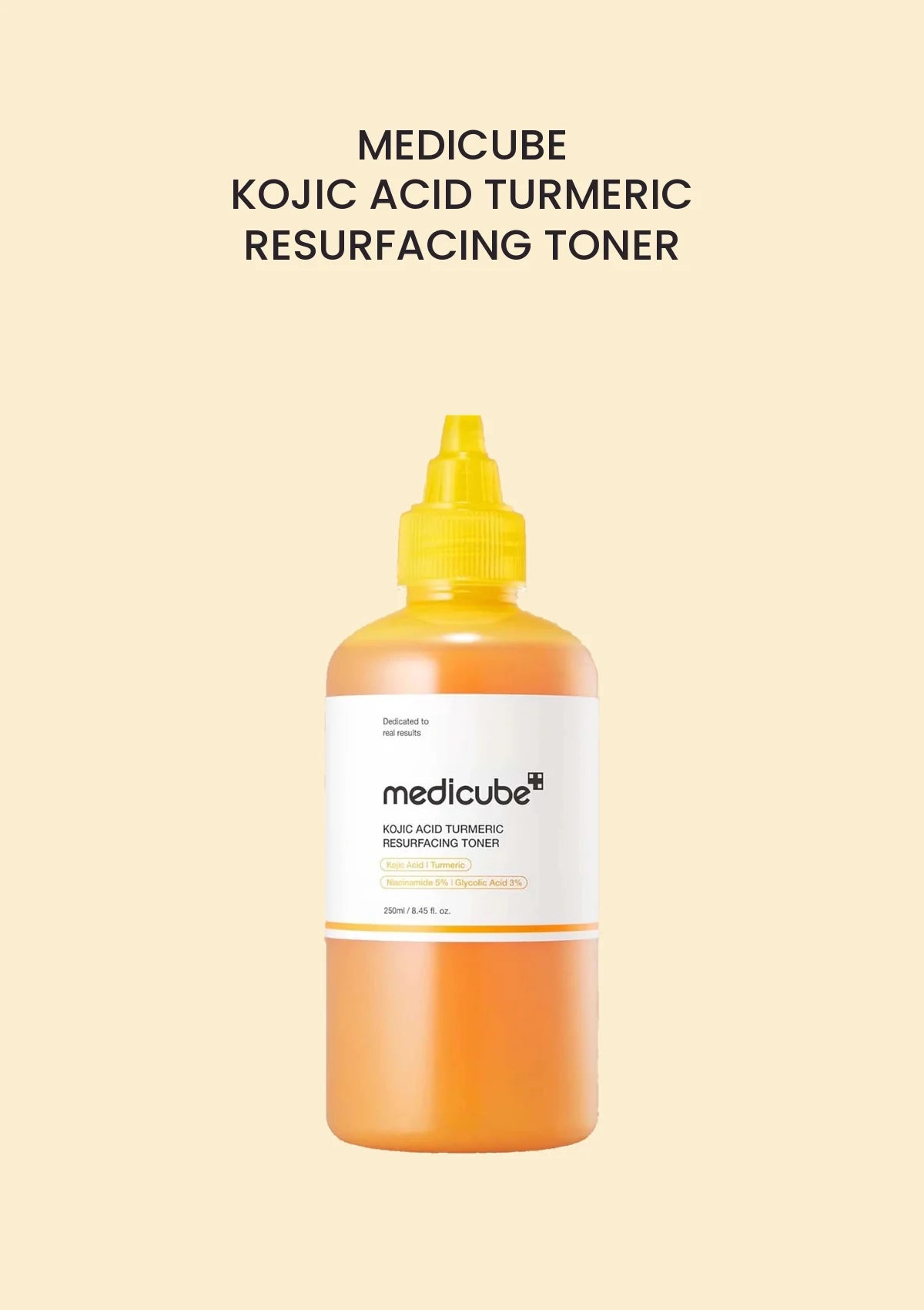 Medicube Kojic Acid Turmeric Toner 250ml | COCOMO Medicube Kojic Acid Turmeric Toner 250ml | COCOMO