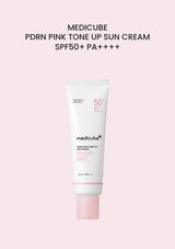 Medicube PDRN Pink Tone Up Sun Cream SPF50+ PA++++ — Pink PDRN range main image