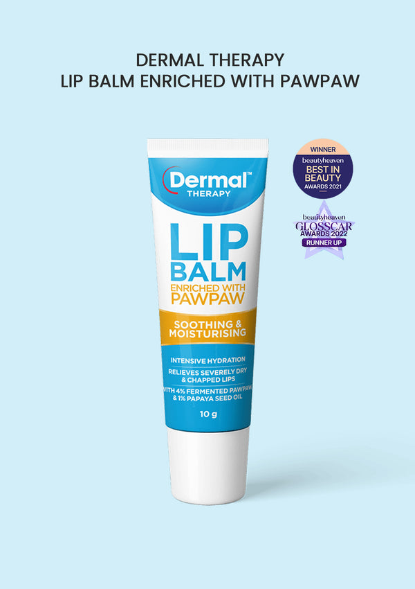 [DERMAL THERAPY] Lip Balm Enriched with Pawpaw 10g