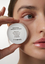 FINDIVE Bakuchiol Ampoule Lip Mask with model