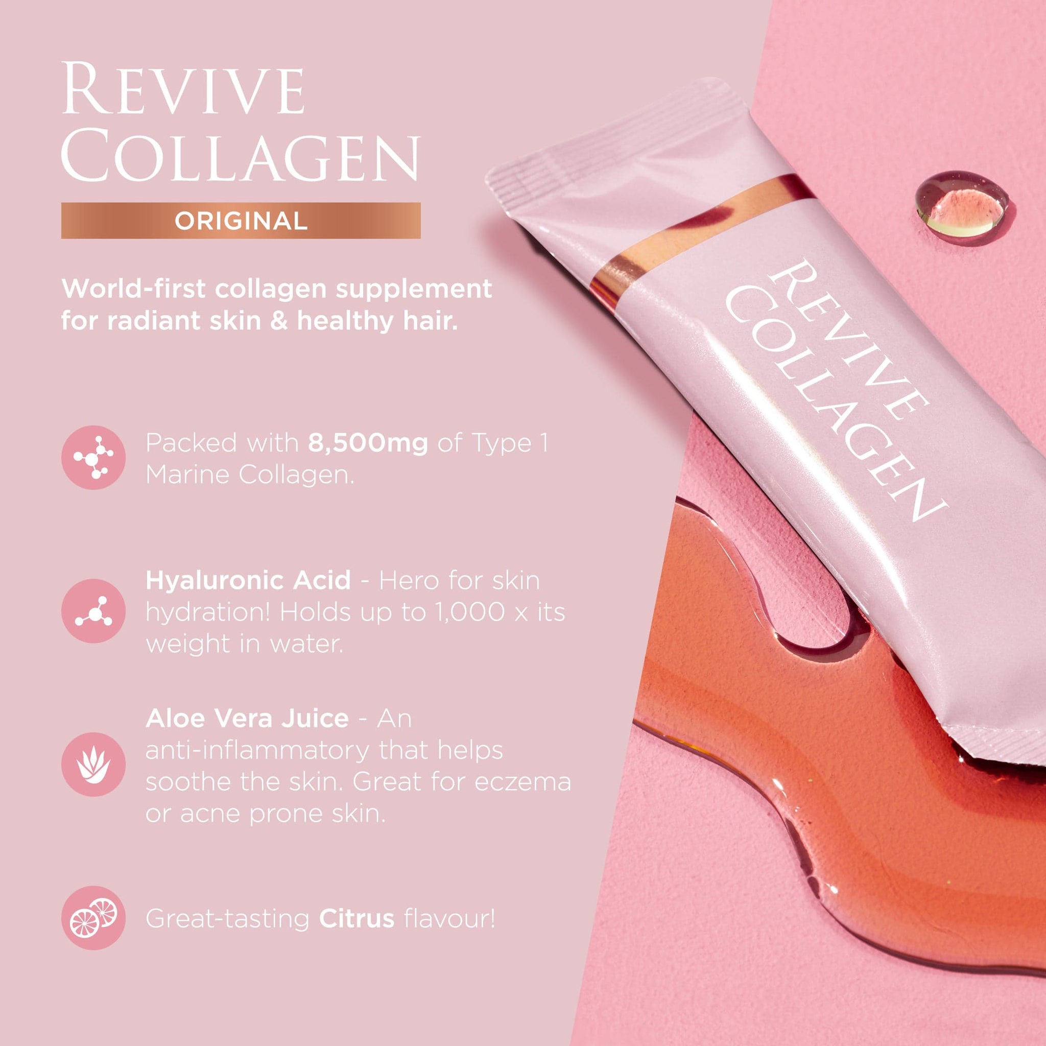 Revive Collagen Original - Hydrolysed Marine Collagen Drink