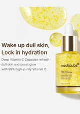 Medicube Deep Vitamin C Capsule Serum with text on a white background