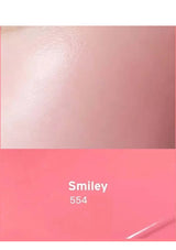Pink frame with a mirror reflection and 'Smiley 554' text.