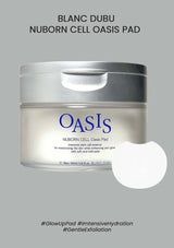 Oasis Nuborn Cell Oasis Pad packaging on a gray background