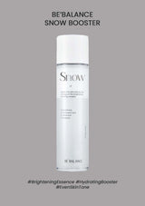 Snow booster bottle on a gray background