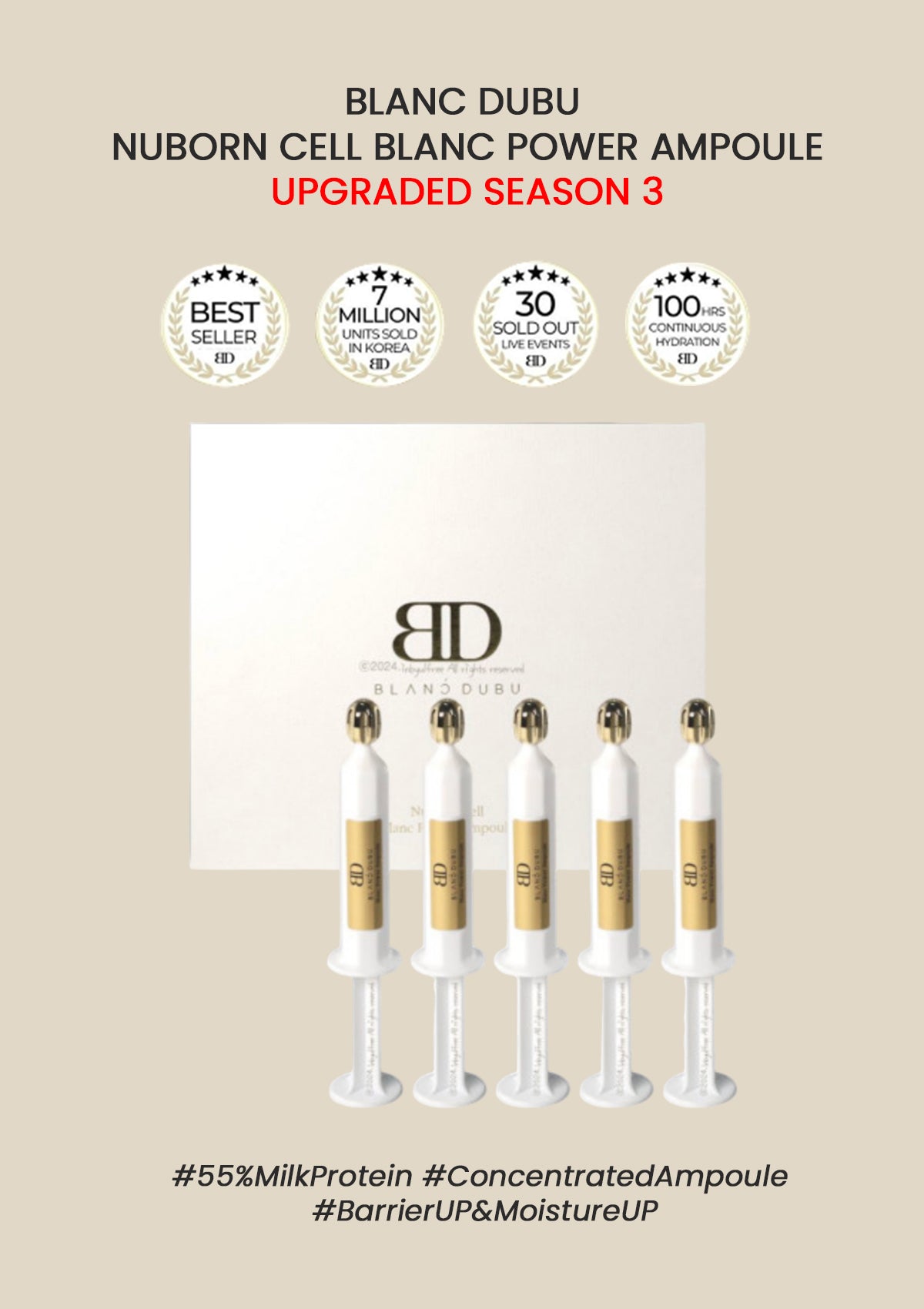 BLANC DUBU] Nuborn Cell Blanc Power Ampoule Upgraded Season
