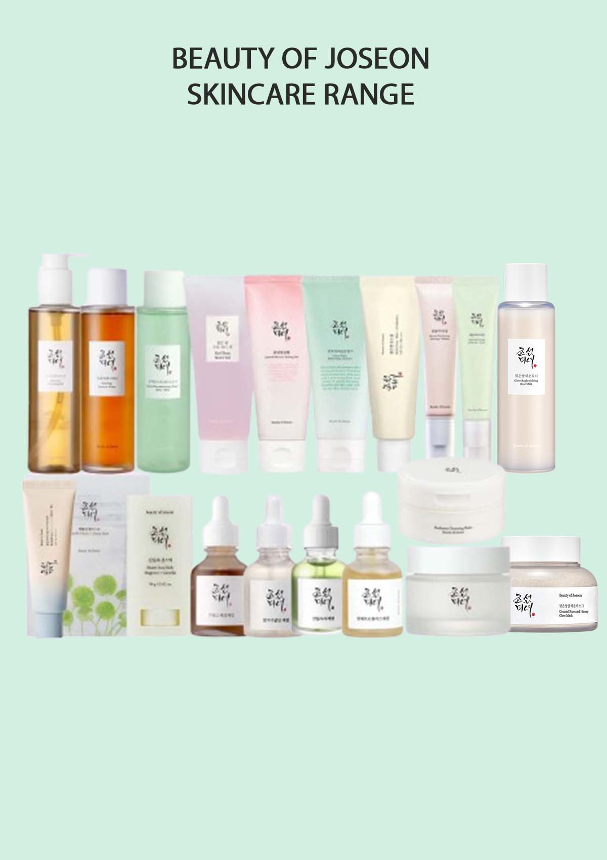 Beauty of Joseon Skincare Range – Hanbang Glow SG – COCOMO