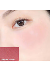 A collection of Alternative Stereo Balmy Cream Cheek products in various shades, displayed against a pink background.