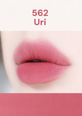 Lipstick swatch labeled '562 Uri' on a white background