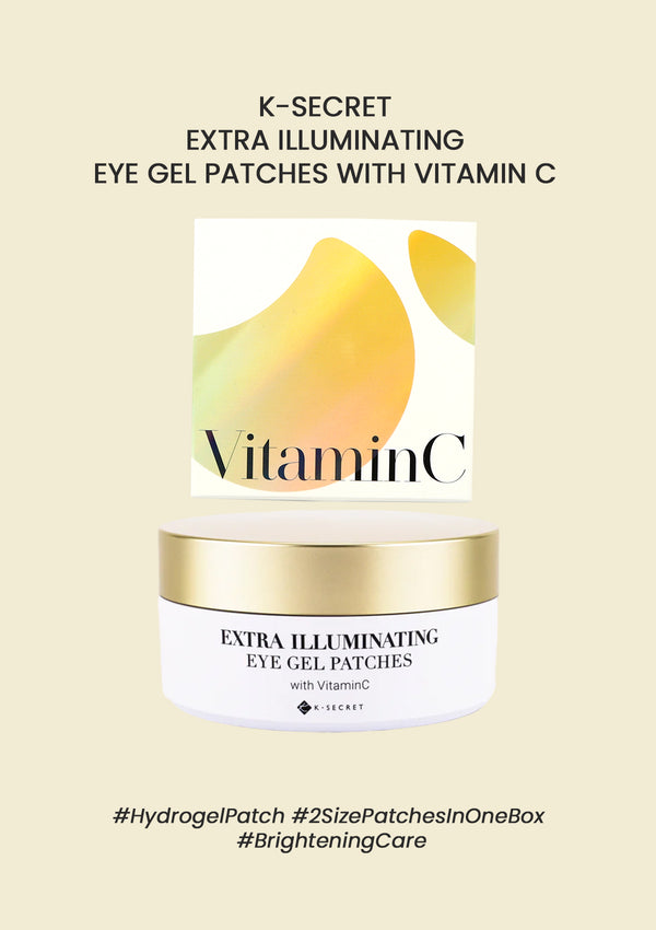 [K-SECRET] Extra Illuminating Eye Gel Patches with Vitamin C (1 Box = 60 Patches x 102g)