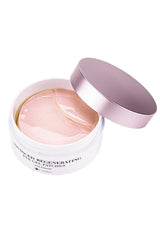 A box of K-SECRET Advanced Regenerating Eye Gel Patches with Retinol. The packaging is predominantly pink and white, with text and branding.