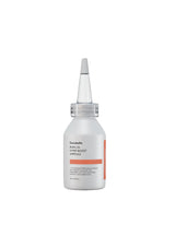 White bottle with a dropper on a white background