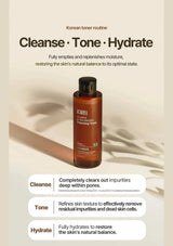 ACWELL complete Cleanse Tone Hydrate guide with all three benefit rows