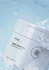 Anua Birch Moisture Boosting Pad packaging on a light blue background