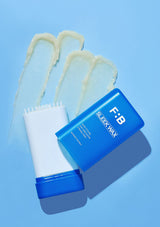F:B Sleek Wax product on a blue background