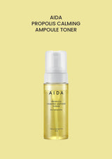 AIDA Propolis Calming Ampoule Toner 155ml product and packaging.