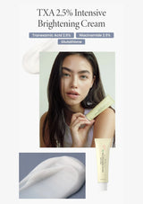 AXIS-Y TXA 2.5% Intensive Brightening Cream 50ml — texture; original brand product information