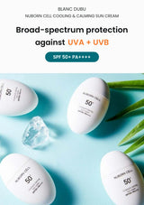BLANC DUBU white sunscreen with broad-spectrum UVA and UVB protection