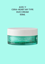 AXIS-Y Cera-Heart My Type Duo Cream 60ml — clear product packshot, COCOMO main image