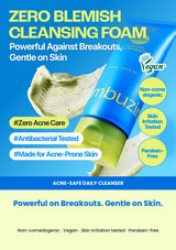 Numbuzin No.0 Zero Blemish cleansing foam for acne-prone skin