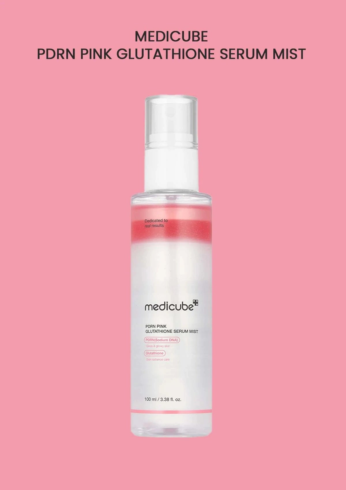 medicube pdrn pink glutathione serum mist reviews MEDICUBE PDRN Pink Glutathione Serum Mist – Glow Hydration Mist 100ml –  COCOMO main image 0