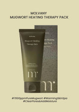 Molvany Mugwort Heating Therapy Pack on a beige background