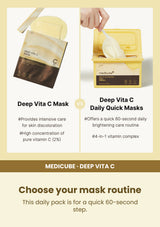 Medicube Deep Vita C Daily Quick Mask 350g — Choose your mask routine