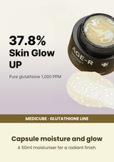 Medicube AGE-R Glutathione Glow Capsule Cream — Capsule moisture and glow. A 50ml moisturiser for a radiant finish.