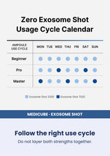 Medicube One Day Exosome Shot Mild 2000 | Strong 7500 (30ml) — Follow the right use cycle