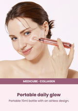 Medicube Collagen Glow Booster Serum 15ml — Portable daily glow