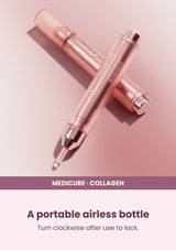 Medicube Collagen Glow Booster Serum 15ml — A portable airless bottle