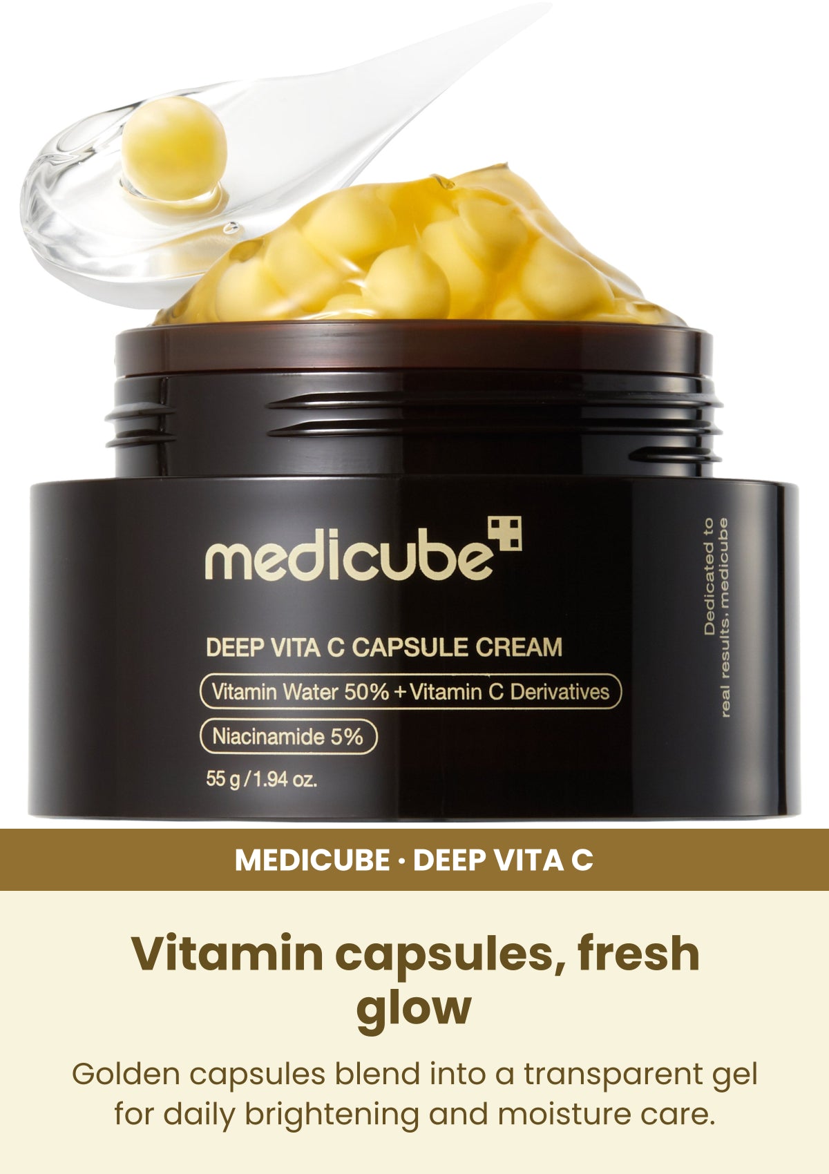 Medicube Deep Vita C Capsule Cream 55g โ Vitamin capsules, fresh glow