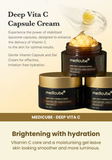 Medicube Deep Vita C Capsule Cream 55g — Brightening with hydration