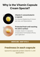 Medicube Deep Vita C Capsule Cream 55g — Freshness in each capsule