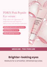 Medicube PDRN Pink Peptide Eye Cream — Brighter-looking eyes. Moisture for a smoother, refreshed eye area.