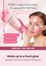Medicube PDRN Pink Caffeine Night Wrapping Mask — Wake up to a fresh glow. Hydration for firmer, smoother-looking skin.
