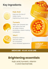 Medicube Kojic Acid Turmeric Capsule Cream 53g — Brightening essentials. Kojic acid, turmeric, vitamin C and niacinamide.