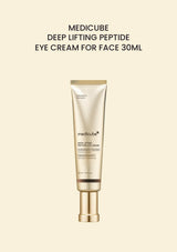 Medicube Deep Lifting Peptide Eye Cream for Face 30ml — authentic product packaging on the approved solid background